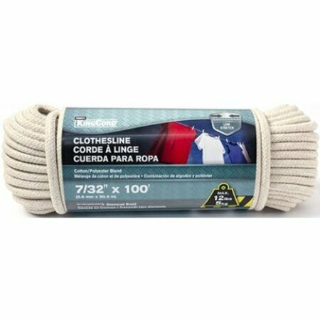 MIBRO GROUP 341891BG CLOTH CO/POLY DIA BRAID 7/32IN X 100FT 341891